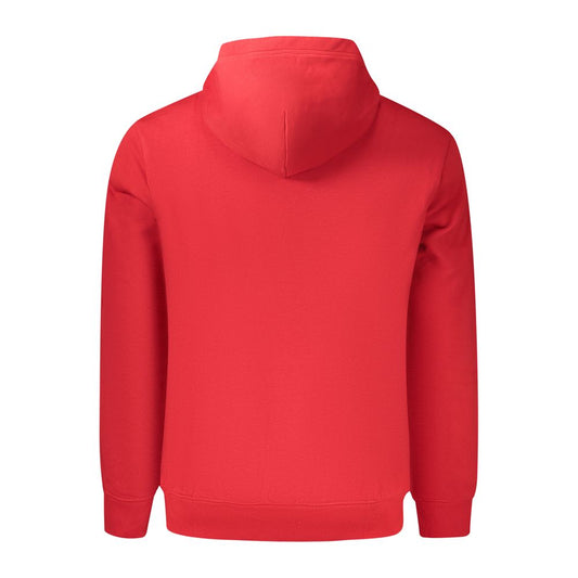 Red Cotton Men's Sweatshirt