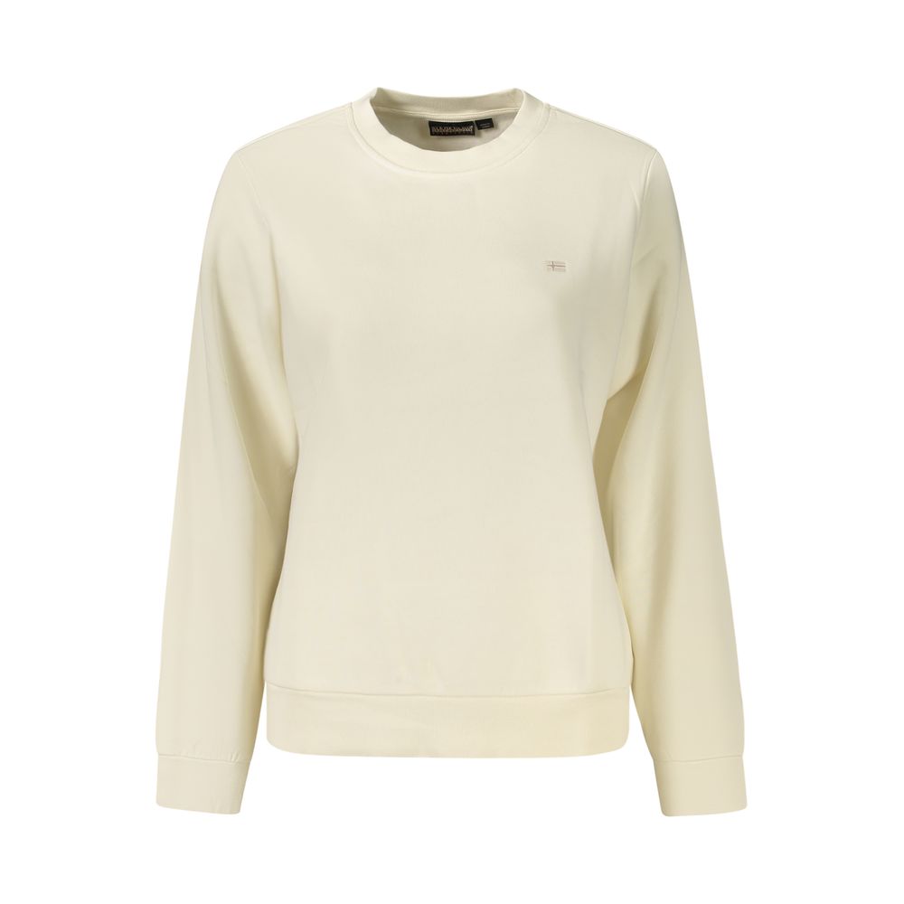 White Cotton Women's Sweatshirt