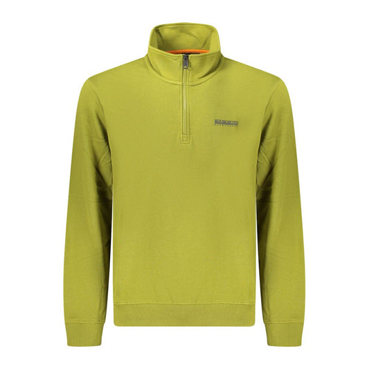 Green Cotton Men's Sweatshirt