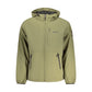 Green Polyamide Full-Length Jacket