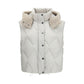 Gray Polyester Sleeveless Jacket