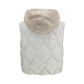 Gray Polyester Sleeveless Jacket