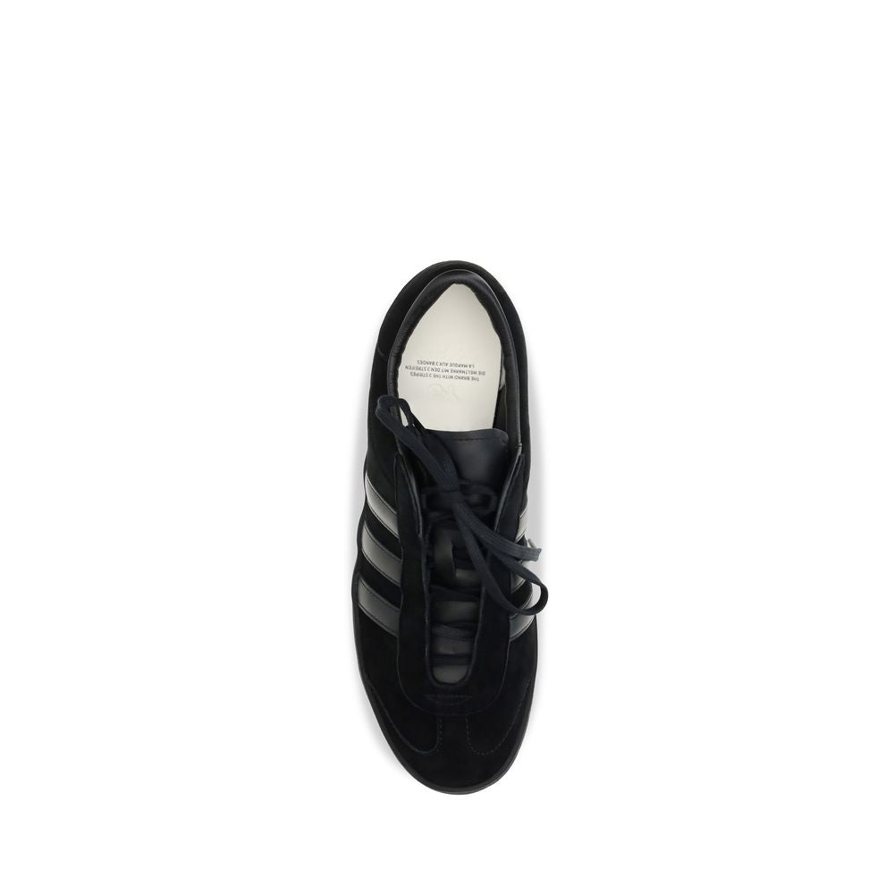 Black Calf Leather Bos Taurus Athletic Sneakers