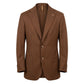 Brown Viscose Men's Jacket