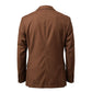 Brown Viscose Men's Jacket