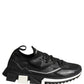 Black White Sorrento Low Top Sneakers Shoes
