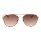 Rose Gold Metal Sunglasses