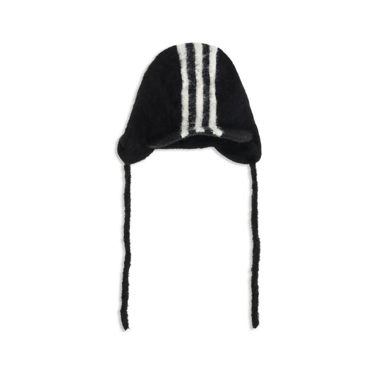 Black Polyamide Beanie