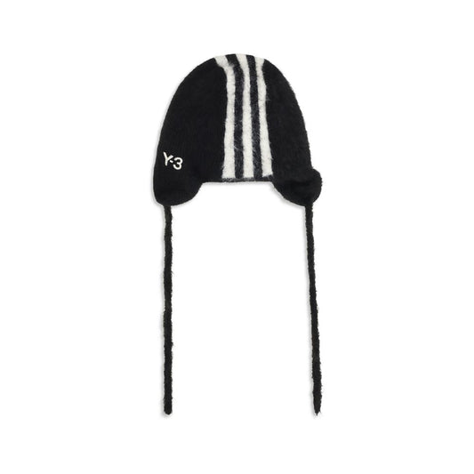 Black Polyamide Beanie