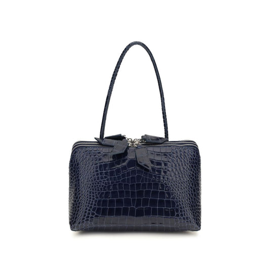 Blue Calf Leather Bos Taurus Shoulder Bag