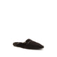 Brown Fur Ballet Flats