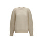 Beige Mohair Sweatshirt