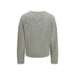 Gray Linen Sweatshirt