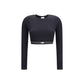 Black Recycled Polyester Sweatshirt
