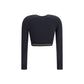 Black Recycled Polyester Sweatshirt