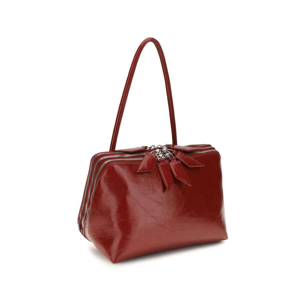 Red Calf Leather Bos Taurus Shoulder Bag