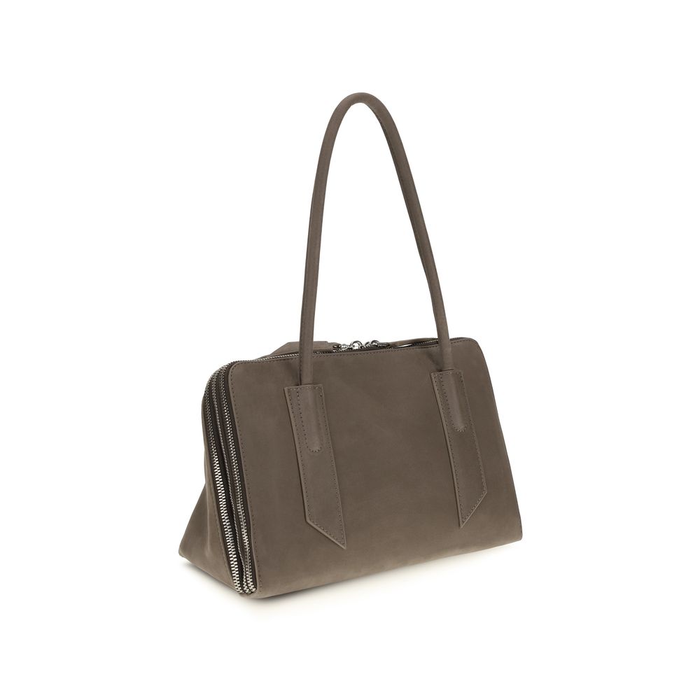 Gray Calf Leather Bos Taurus Shoulder Bag