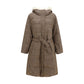 Brown Wool Oves Aries Coat