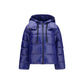 Blue Polyamide Full-Length Jacket