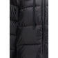 Black Polyamide Full-Length Jacket