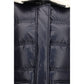 Blue Polyamide Full-Length Jacket