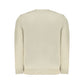 Beige Cotton Men Sweatshirt