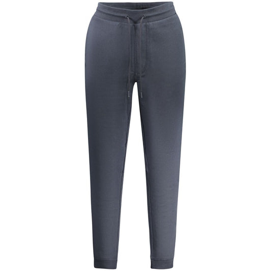 Blue Cotton Men's Trouser