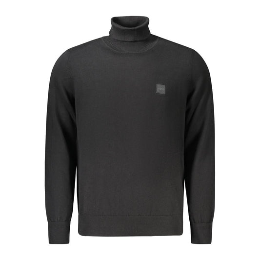 Black Wool Men's Sweater