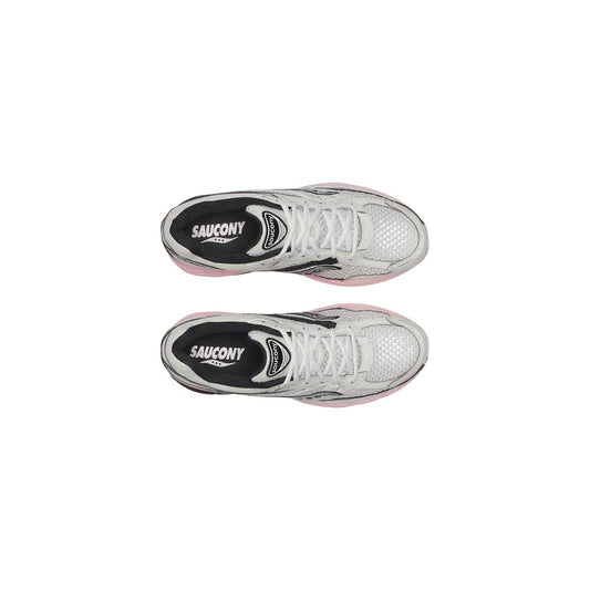 White Synthetic Athletic Sneakers