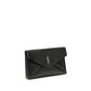 Black Calf Leather Bos Taurus Clutch Bag