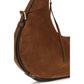 Brown Suede Leather Shoulder Bag