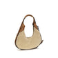 Beige Lambskin Shoulder Bag