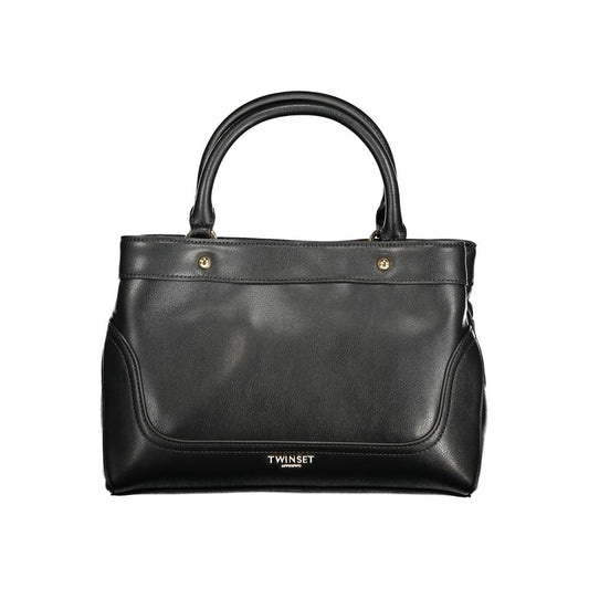 Black Polyurethane Women's Bag