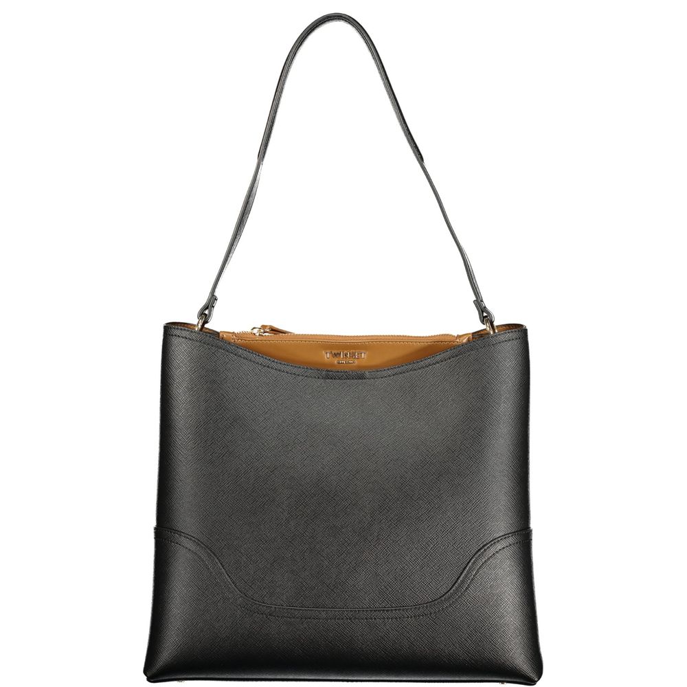 Black Polyurethane Womens Bag