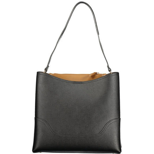 Black Polyurethane Womens Bag