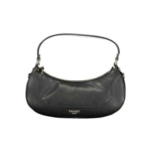 Black Polyurethane Womens Bag