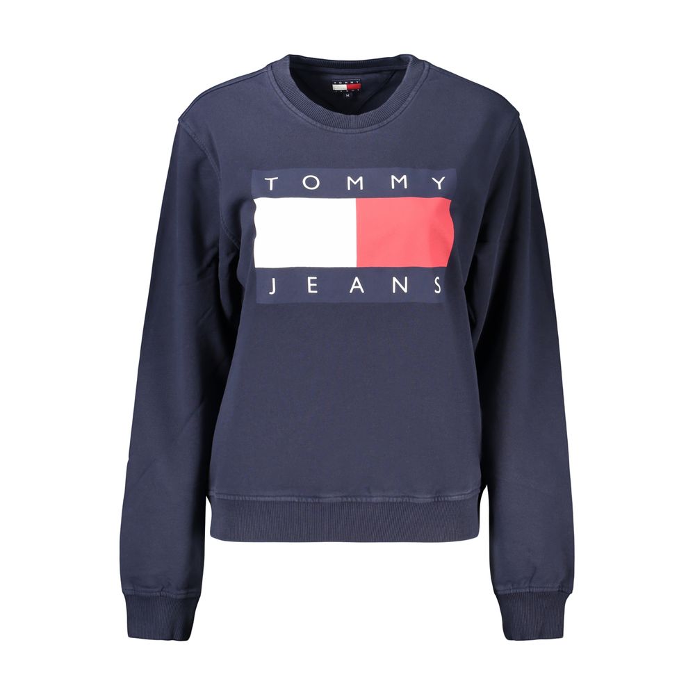 Blue Cotton Women's Sweatshirt