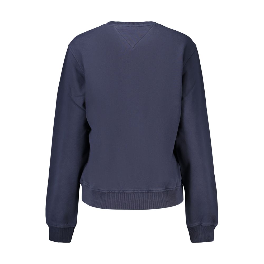 Blue Cotton Women's Sweatshirt