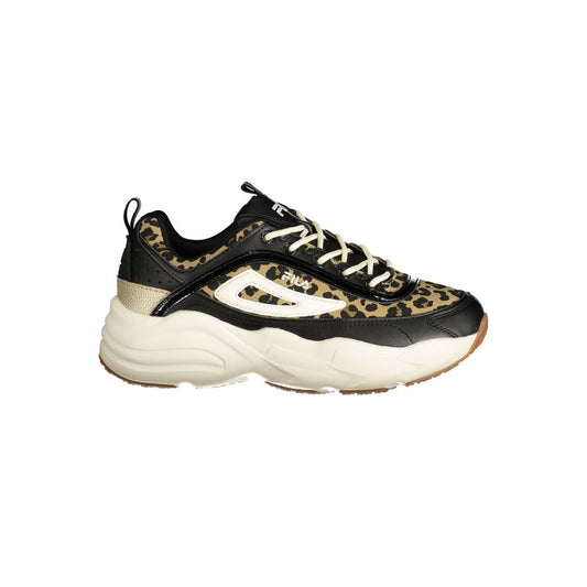 Black Polyester Women's Sneaker