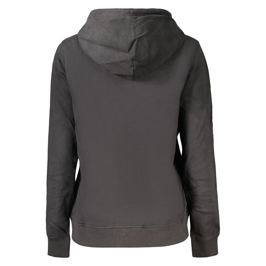 Black Cotton Women's Sweatshirt