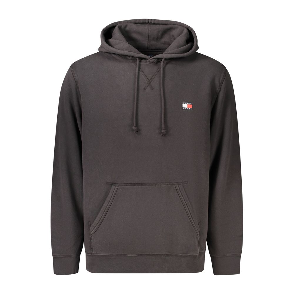 Black Cotton Men's Sweatshirt