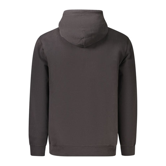 Black Cotton Men's Sweatshirt
