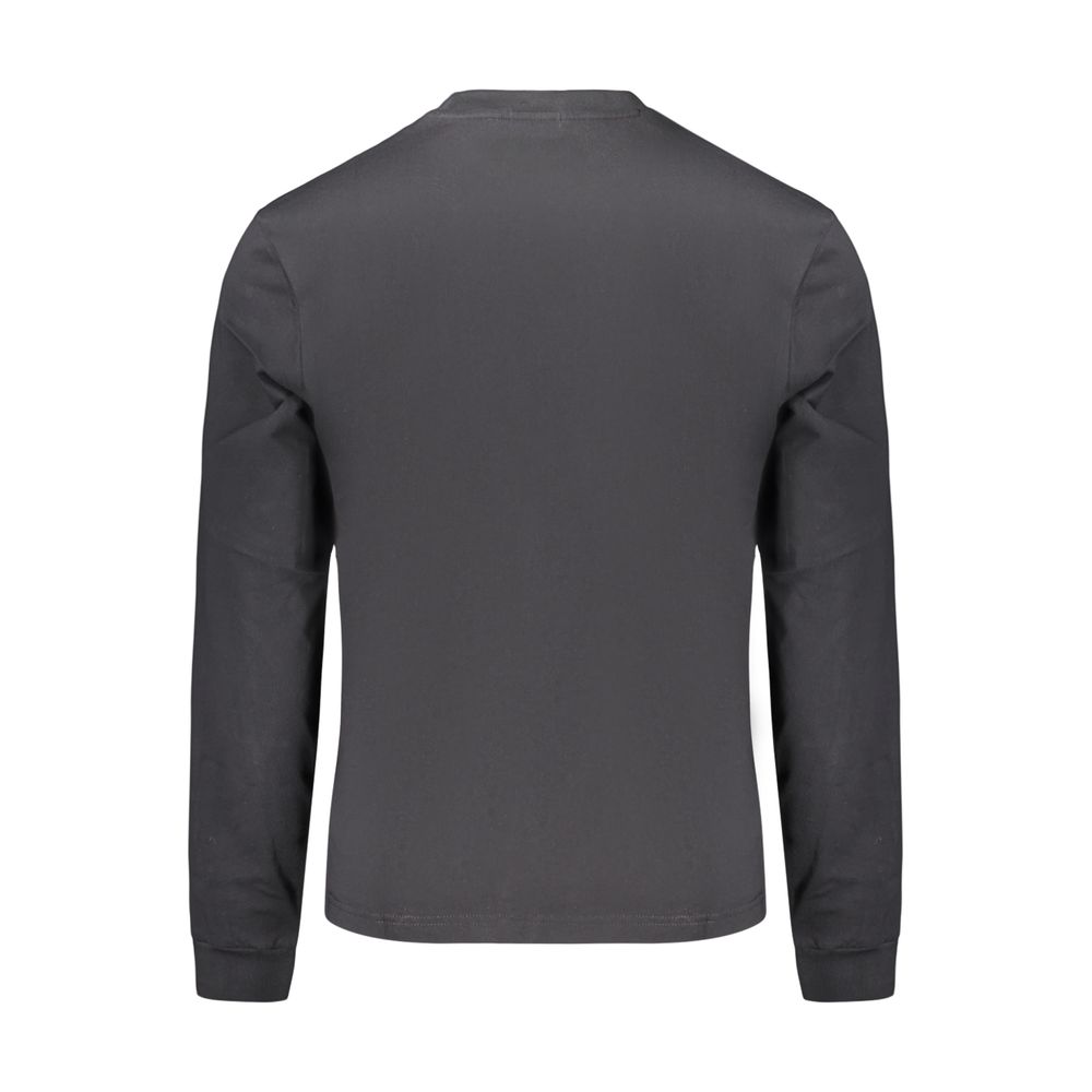 Black Cotton Men's T-Shirt
