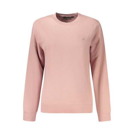 Pink Cotton Women's Sweatshirt