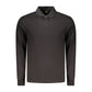Black Cotton Men's Polo Shirt