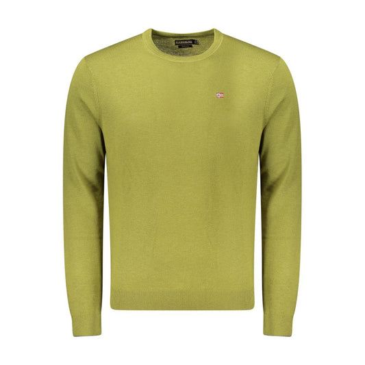 Green Wool Men's Sweater