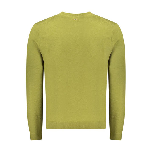 Green Wool Men's Sweater