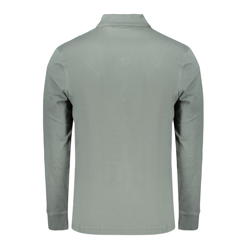 Green Cotton Men's Polo Shirt