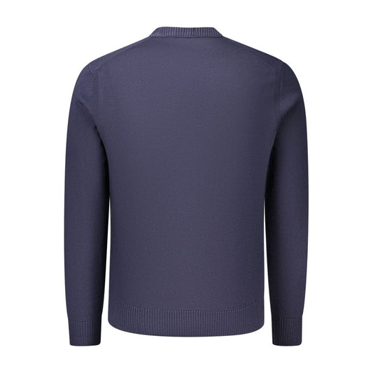 Blue Wool Men's Sweater