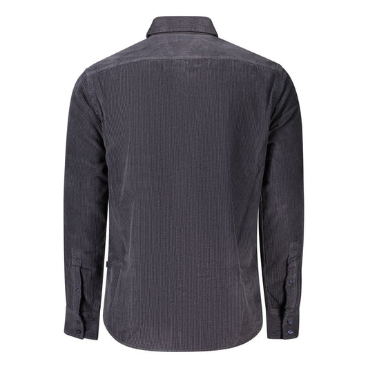 Blue Cotton Men's Shirt